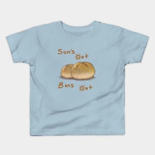 Sun's Out, Buns Out Kids T-Shirt